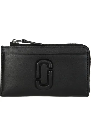 Marc Jacobs Accessoarer, Dam, ONE Size, Läder, Stilren Multiplånbok med Dragkedja Ovanpå