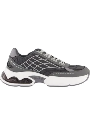 Mallet Skor, Herr, 44 EU, Läder, Neptune Dark Grey Sneakers