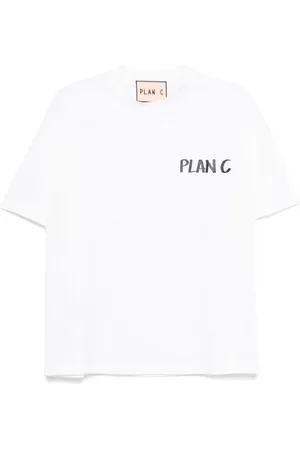 Plan C Topp, Herr, M, Bomull, Grafiskt Tryck Bomull T-shirt