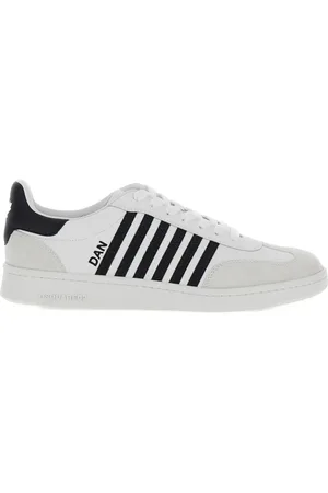 Dsquared2 Skor, Herr, 43 EU, Läder, Vita Sneakers