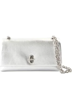 Marc Jacobs Väska, Dam, ONE Size, Läder, Silver Läder Kedja Axelväska