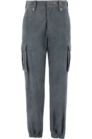 ERMANNO SCERVINO Byxor, Dam, S, Läder, Cargo Byxor