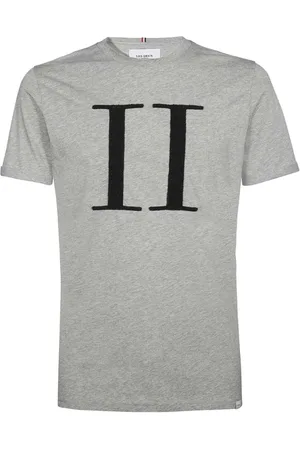 Les Deux Topp, Herr, M, Bomull, Bomulls T-shirt med Rund Hals och Bouclédetalj
