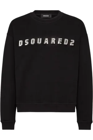 Dsquared2 Sweatshirts & Hoodies, Herr, S, Bomull, Stilren Sweatshirt