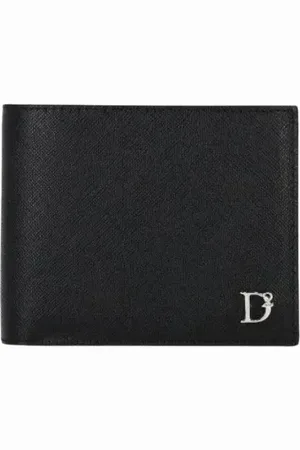 Dsquared2 Accessoarer, Herr, ONE Size, Läder, Plånbok med logotyp