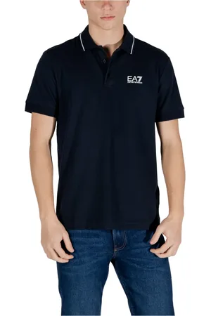 EA7 Topp, Herr, M, Bomull, Short Sleeve Polo