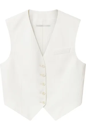 Stella McCartney Jacka, Dam, XS, Cropped Skräddad Ullväst