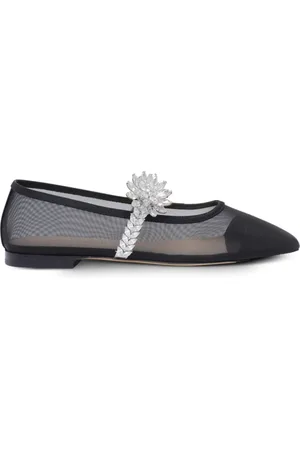 Mach & Mach Skor, Dam, 37 1/2 EU, Läder, Lotus Flower Ballerinas
