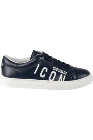 Dsquared2 Skor, Herr, 42 EU, Läder, Stilrena Urban Sneakers