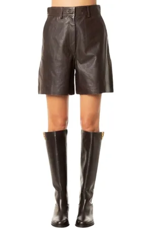 Max Mara Shorts, Dam, M, Läder, Lädershorts