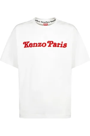 Kenzo Topp, Herr, M, Bomull, Beige Polos och T-shirts Oversize Kollektion