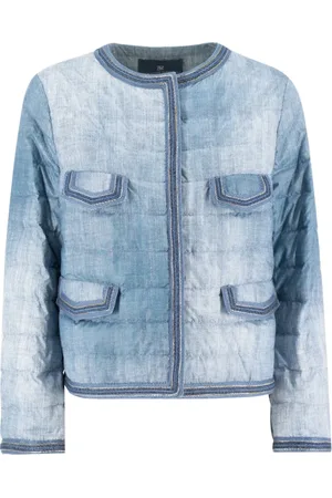 ERMANNO SCERVINO Jacka, Dam, 2Xs, Vintage Wash Luminous Profile Jacket