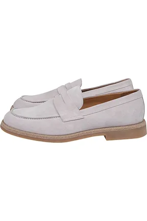 ELEVENTY Skor, Herr, 46 EU, Mocka, Penny Loafers i mjuk mocka