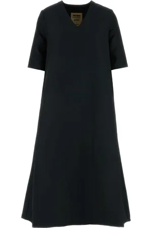 UMA WANG Klänning, Dam, M, Polyester, Slate Polyester Apostle Klänning