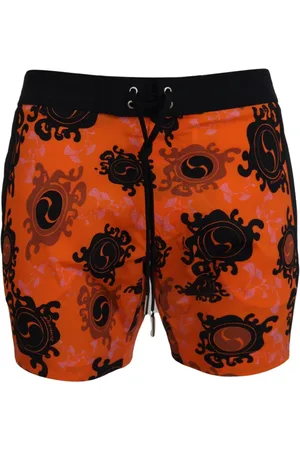 Dsquared2 Badkläder, Herr, M, Läder, Chica Orange Badbyxor Boxer