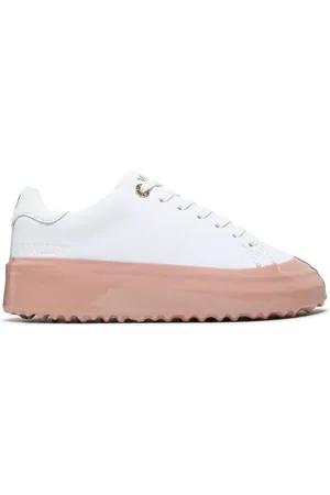 Mallet Skor, Dam, 38 EU, Läder, Grftr Lite Pink Dipped Sneakers