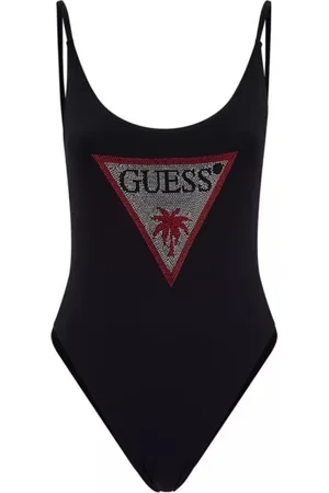 Guess Badkläder, Dam, XS, Nylon, Rhinestone Baddräkt