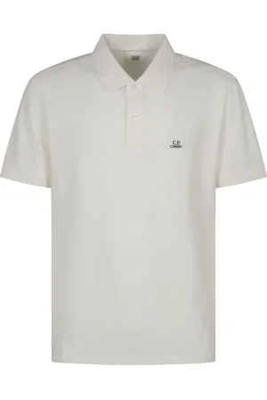 C.P. Company Topp, Herr, L, Bomull, Short Sleeve Polo i Stretch Piquet