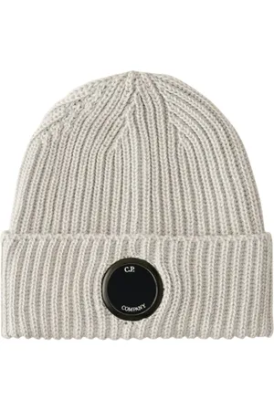 C.P. Company Accessoarer, Dam, ONE Size, Fin Merinoull Lens Mössa