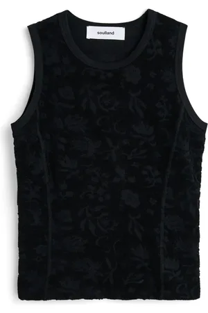 Soulland Topp, Dam, L/Xl, Bomull, Mira plyschtopp