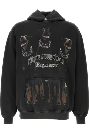 Represent Sweatshirts & Hoodies, Herr, S, Bomull, Thoroughbred Kol Bomullströja