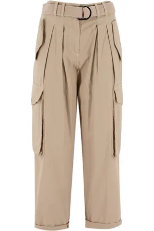 ERMANNO SCERVINO Byxor, Dam, XS, Bomull, Cargo-byxor med bälte