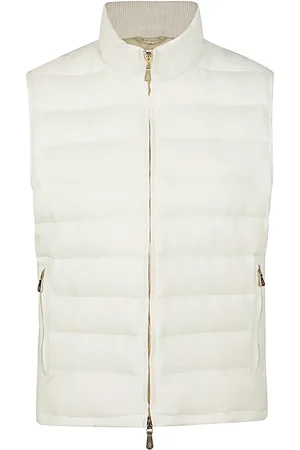 ELEVENTY Jacka, Dam, M, Linne, Stickad Krage Bimaterial Dragkedja Gilet