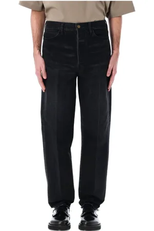 FEAR OF GOD Jeans, Herr, W32, Bomull, Svarta 80-tals Jeans med 5 Fickor