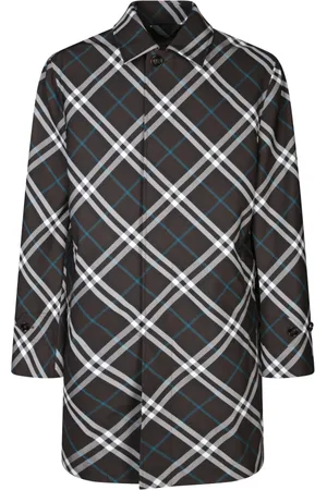 Burberry Kappa, Herr, M, Polyester, Klassisk grå kappa