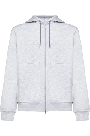 Brunello Cucinelli Sweatshirts & Hoodies, Herr, M, Bomull, Zip-Through Tröja