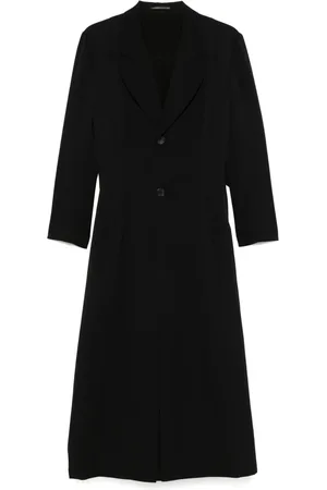 YOHJI YAMAMOTO Kappa, Herr, M, Bomull, Lyxig Ull Trenchcoat