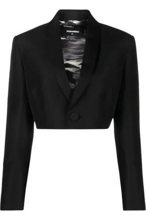 Dsquared2 Jacka, Dam, M, Polyester, Cropped Blazer