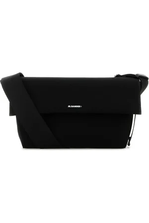 Jil Sander Väska, Herr, ONE Size, Praktisk Crossbodyväska i Svart Canvas