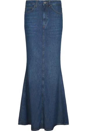 Dondup Kjol, Dam, W28, Denim, Utsvängd jeanskjol