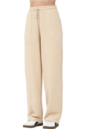 PUMA Byxor, Dam, XS, Grafisk Straight Leg Sportiga Byxor