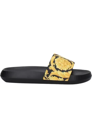 VERSACE Skor, Herr, 43 EU, Svarta Sandaler för Kvinnor