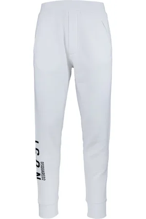 Dsquared2 Byxor, Herr, XS, Bomull, Sweatpants med tryckt logga att dra på