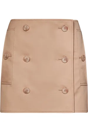 Burberry Kjol, Dam, S, Bomull, Bomullskjol med trenchcoat-design