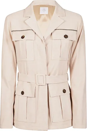 ELEVENTY Jacka, Dam, M, Mocka, Mocka Safarijacka med Strass