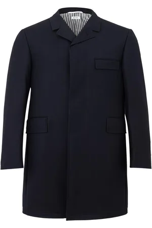 Thom Browne Kappa, Herr, L, Blå Ulljacka