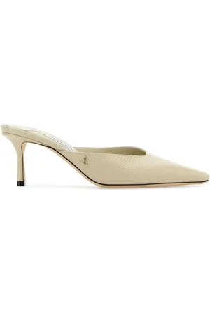 Jimmy Choo Skor, Dam, 38 1/2 EU, Läder, Sandläder Vivi Mules