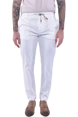 ELEVENTY Byxor, Herr, W33, Bomull, Slim-fit Joggingbyxor