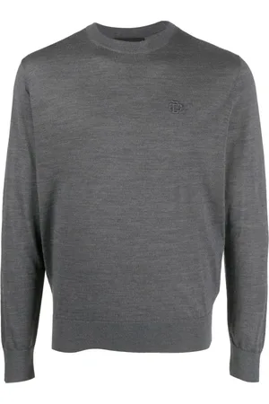 Dsquared2 Stickade tröjor & koftor, Herr, M, Rundhalsstickad Pullover