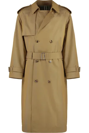 Burberry Kappa, Herr, M, Bomull, Vintage Trenchcoat med stilrena detaljer