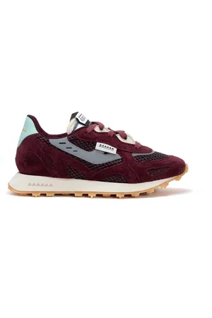 RUN OF Skor, Dam, 36 EU, Läder, Sneaker Mahogany W