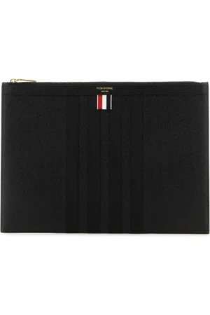 Thom Browne Väska, Herr, ONE Size, Läder, Svart Läderclutch