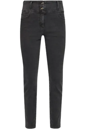 Liu Jo Jeans, Dam, W27, Bomull, Söta Slim Svarta Tvättade Jeans