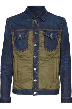 Dsquared2 Jacka, Herr, S, Denim, Two-Tone Denim Jacket
