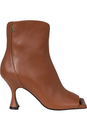Patrizia Pepe Skor, Dam, 39 EU, Läder, Eleganta Slip-On Stövlar med Fyrkantig Tå