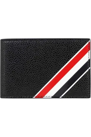 Thom Browne Accessoarer, Herr, ONE Size, Läder, Flap-over Läderplånbok
